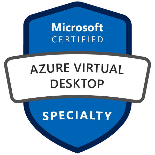 Microsoft Certified Azure Virtual Desktop Specialty