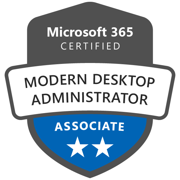 Microsoft 365 Certified Modern Desktop Administrator Associate